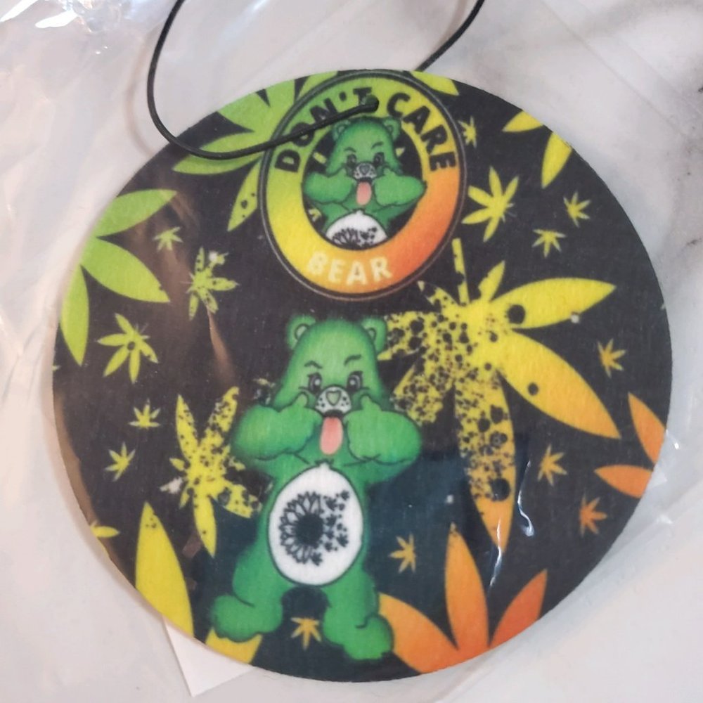 DON'T CARE BEAR Car Air Freshener